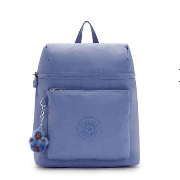 Kipling Renna Small Backpack Silky Blue - Picture 1 of 8